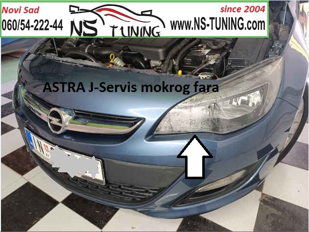 opel astra j mokar far reparacija servis farova novi sad ns tuning